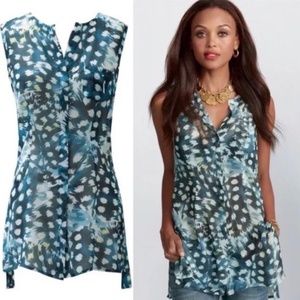 ✨SALE✨Cabi Sheer Watercolor Tunic